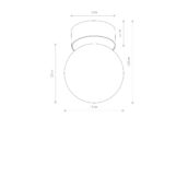 Plafonjera KIER S BLACK - Slika 6