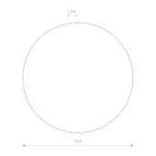 Zidna lampa RING LED CHOCOLATE L - Slika 2