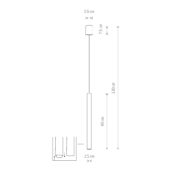 LASER 490 COPPER pendant - Slika 2