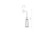 Zidna lampa WORKSHOP I wall lamp A - Slika 2