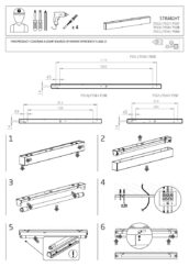 Plafonjera STRAIGHT LED GRAPHITE CEILING 60 - Slika 3