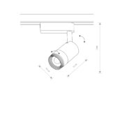 PROFILE ZOOM LED WH 4000K - Slika 12