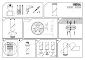 Spot lampa INDIA WH CG - Slika 8