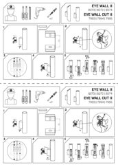 Zidna lampa EYE WALL CUT WHITE - Slika 3