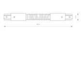 PROFILE FLEX CONNECTOR WHITE - Slika 2