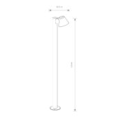 Stubna lampa SOUL GRAPHITE I floor lamp - Slika 2
