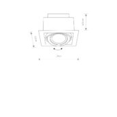 Spot lampa DOWNLIGHT WHITE I ES 111 - Slika 2