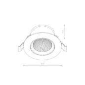 EGINA LED 15W, 4000K, WH - Slika 4