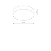 Plafonjera ARENA WHITE LED - Slika 2