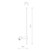 Zidna lampa EASY LED RIGHT BLACK - Slika 10