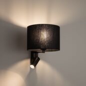 Zidna lampa LUSSO wall lamp BLACK - Slika 2