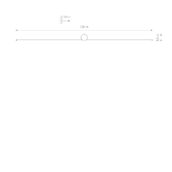 Zidna lampa SPIN LED L WHITE 3000K - Slika 9