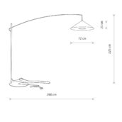 Podna lampa POISE FL SILK GRAY A - Slika 10