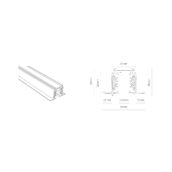 CTLS RECESSED TRACK 1M WHITE - Slika 2