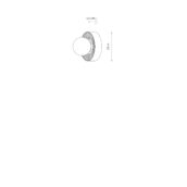 Zidna lampa CLAY S BROWN - Slika 2